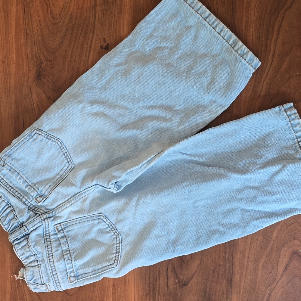 Zara Ripped Wide Leg Jeans - Picture 5 of 5